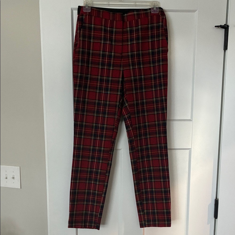 Women’s Red Plaid Pants